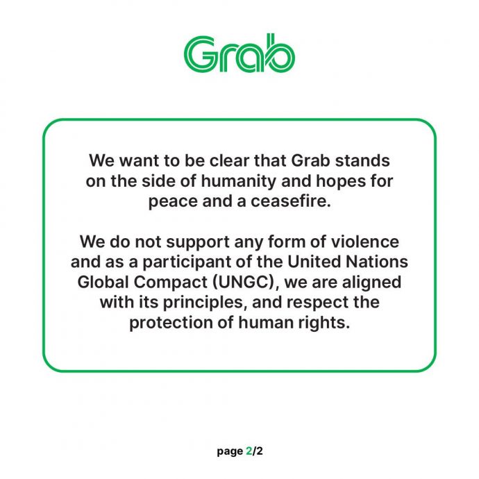  社媒涌抵制Grab  大马Grab急发文灭火 