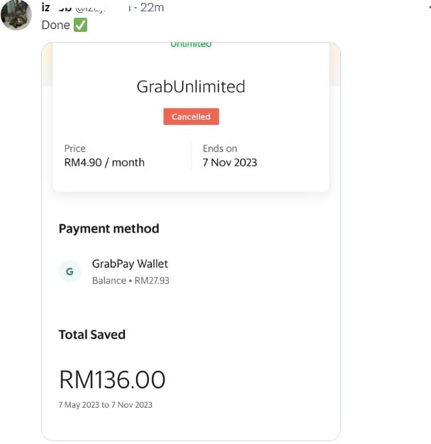  社媒湧抵制Grab  大馬Grab急發文滅火 