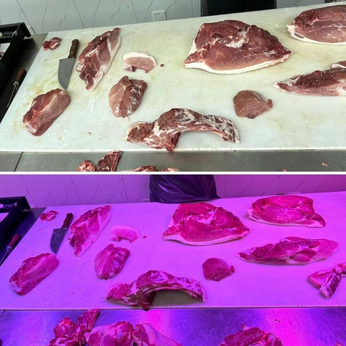 中国菜市场禁用“美颜灯”　肉品海鲜蔬果素颜上架