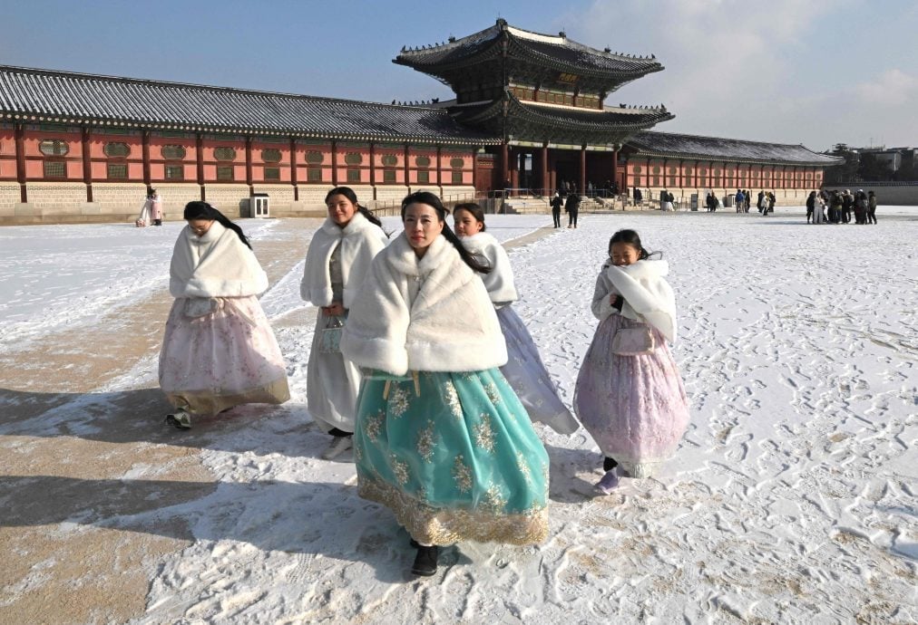 韩国发寒流预警 日本多地迎大雪