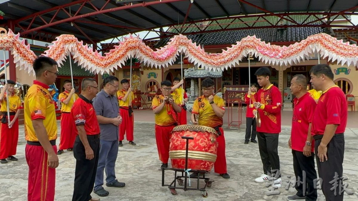 （古城第四版主文）颜天禄：武总积极推广龙狮体育 栽培龙狮运动健儿