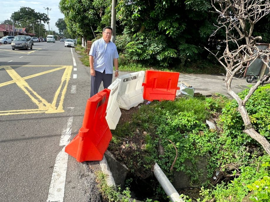 （古城）魚池路路口窄小頻傳意外 工程局擬設路堤減風險