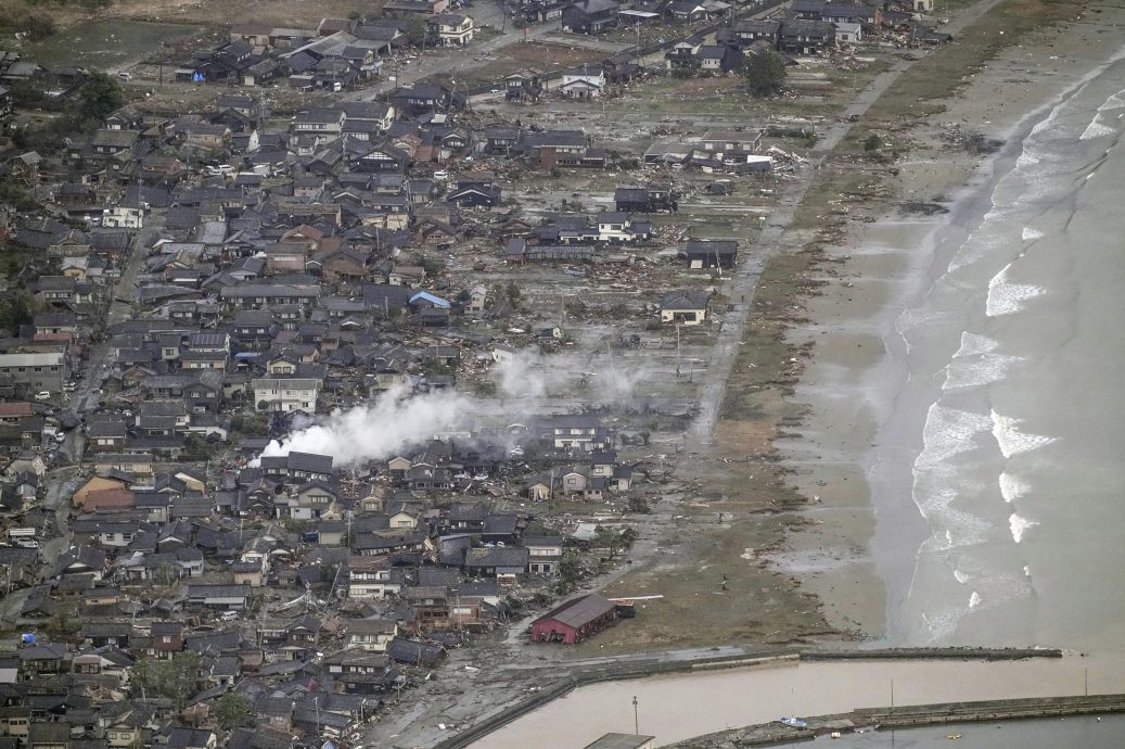   石川县强震改变地形 海岸线陆地多出240公顷