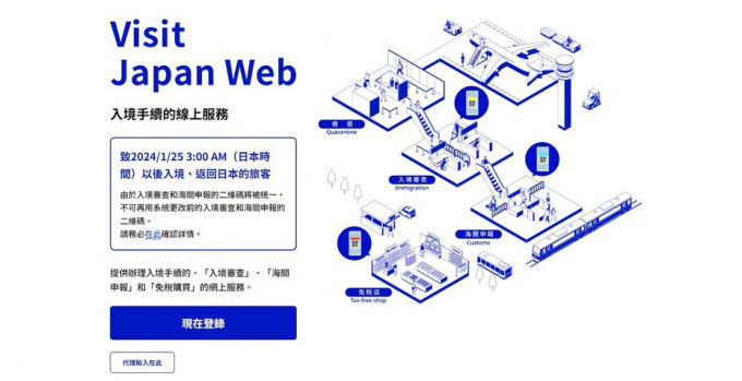 Visit Japan Web通关码二合一 日本1月25日起简化入境程序