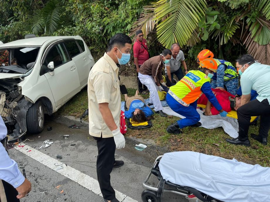 東：連環撞車禍 1死6傷