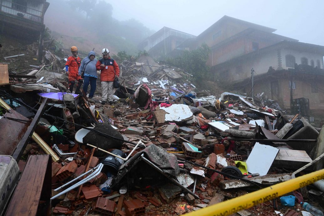 巴西东南部暴雨引发山泥倾泻 至少24人死亡