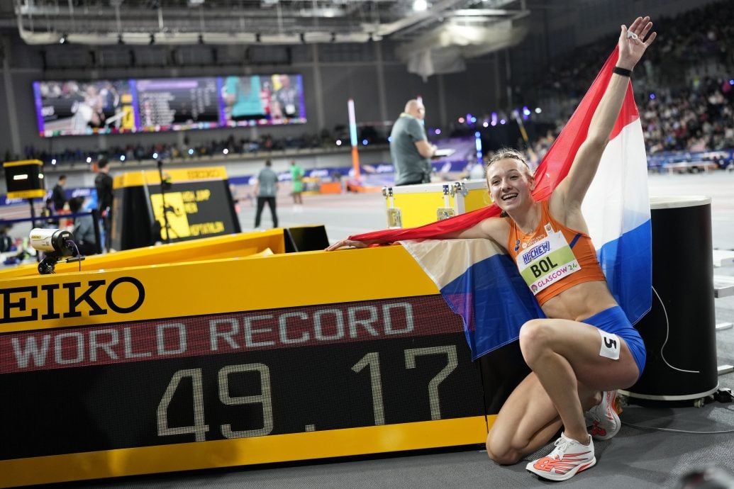 格拉斯哥室内田径世锦赛| 荷女飞人抢美国2金光芒  波尔刷400米世界纪录