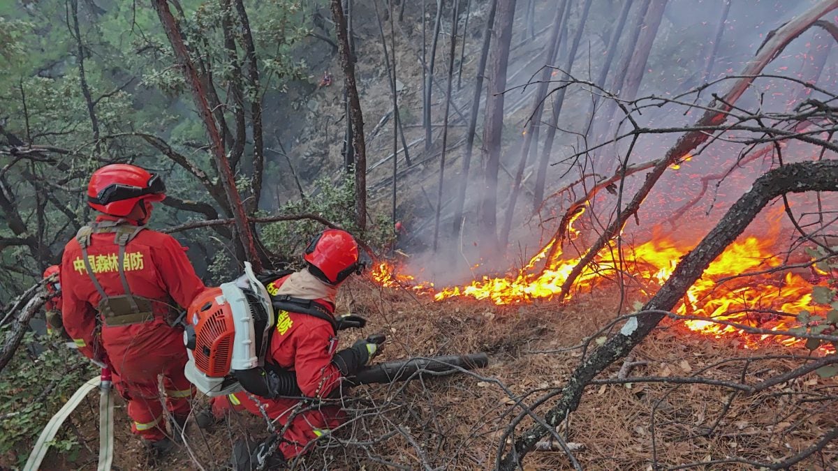 看世界/四川“火龙”蔓延2000人扑救 云南亦爆山火4死