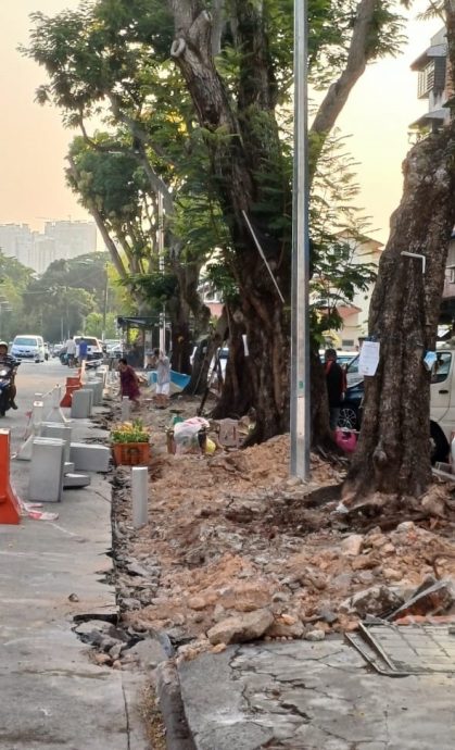 （大北馬）立信花園舊巴剎兩旁街道，檳市廳或列永久作業禁區