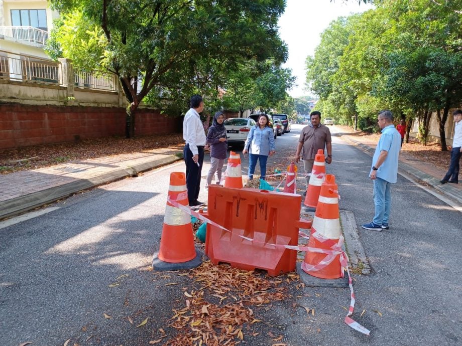 大都會/帝沙柏邁花園3路成為捷徑，居民要求增加路礅／5圖