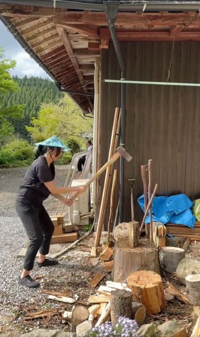 蒙嘉慧露臂劈柴 幸福肥飙升自嘲瘦不回了