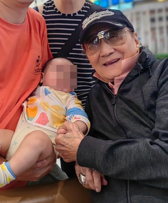 87歲謝賢發福逗娃 被錯認蔡楓華