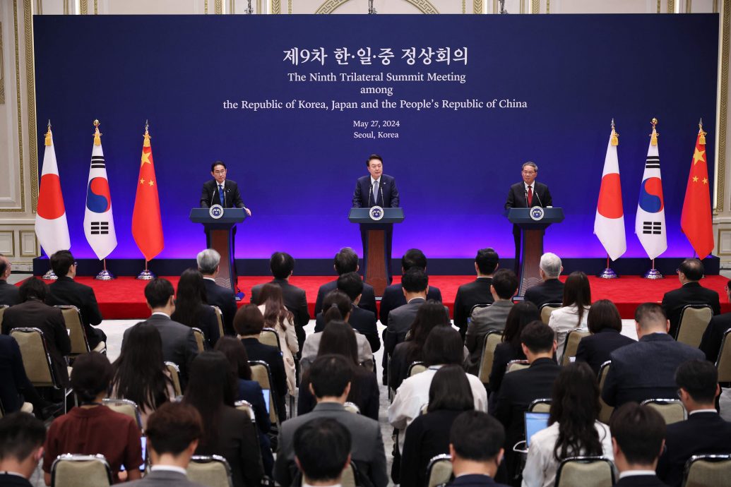 中日韩领导人会议登场  李强：是三国关系重启、一个全新开始