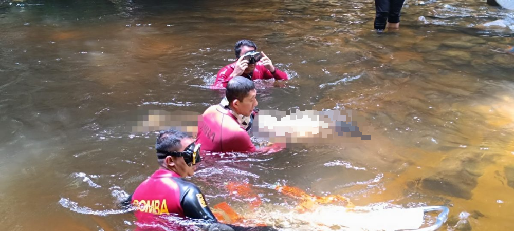 已签发／已审（大北马）瀑布野餐找蚯蚓钓鱼，男子潜水溺亡!