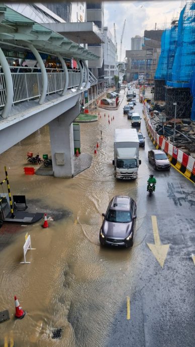 （已簽發）柔：午後豪雨 新山市區突發性淹水