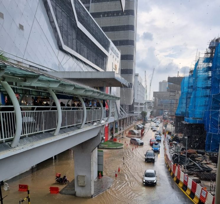 （已簽發）柔：午後豪雨 新山市區突發性淹水