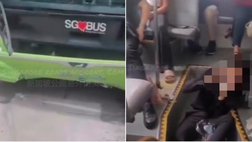  （已签发）柔：狮城二三事：公共巴士撞机场防撞护栏 车长和20名乘客送院