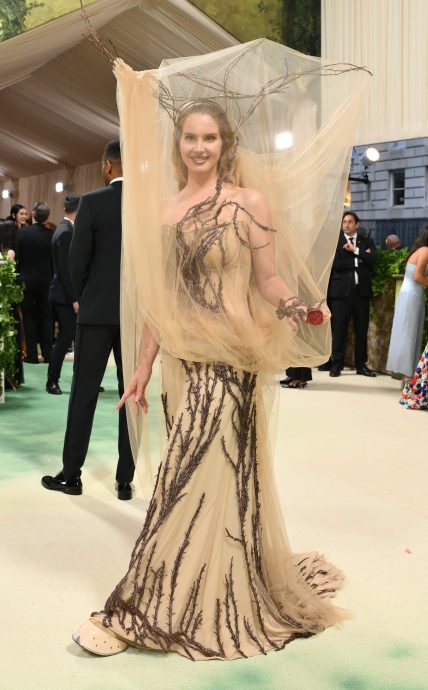 Met Gala｜黑白礼服现身“见肚”56岁妮歌洁曼被传怀孕