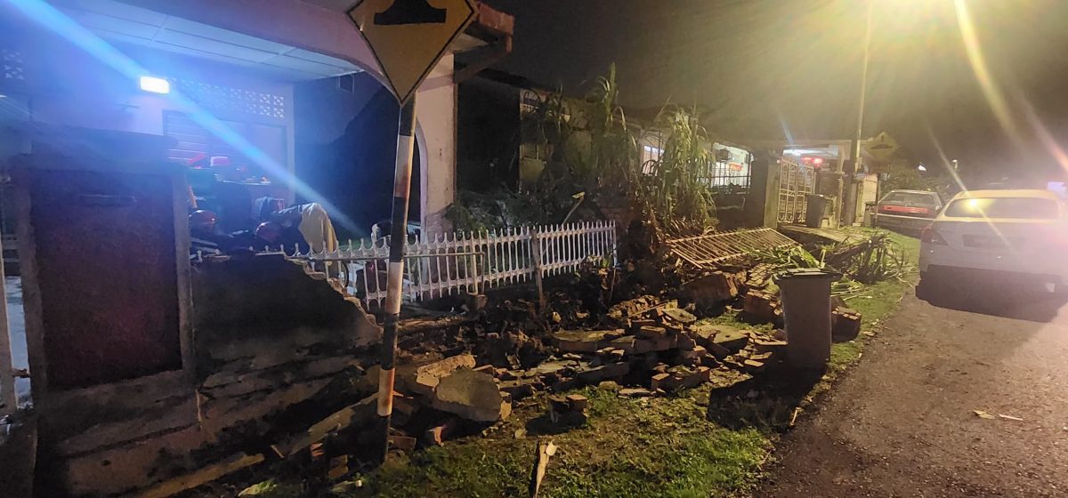 NS芙蓉/新那旺瑪林達一住家違建導致坍塌，芙市政廳6月展開修繕工程