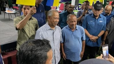 双溪峇甲补选|“如果马来人不想看到国家‘不堪重负’” 慕尤丁吁选民履行责任