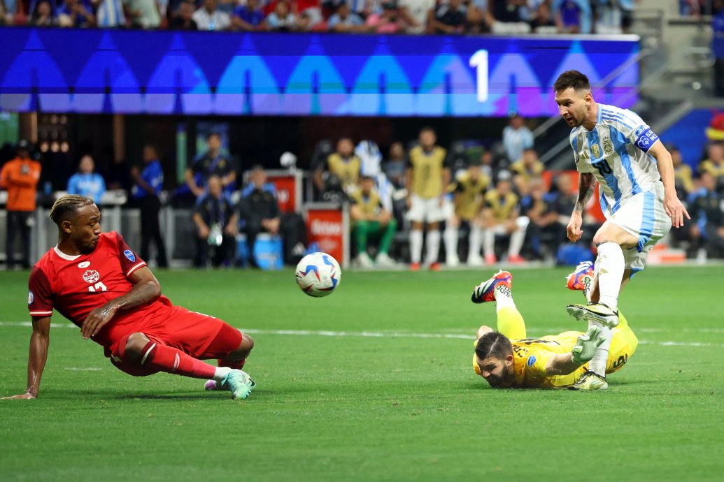2024年美洲盃| 梅西創賽史出場王紀錄  阿根廷摘楓葉開門紅