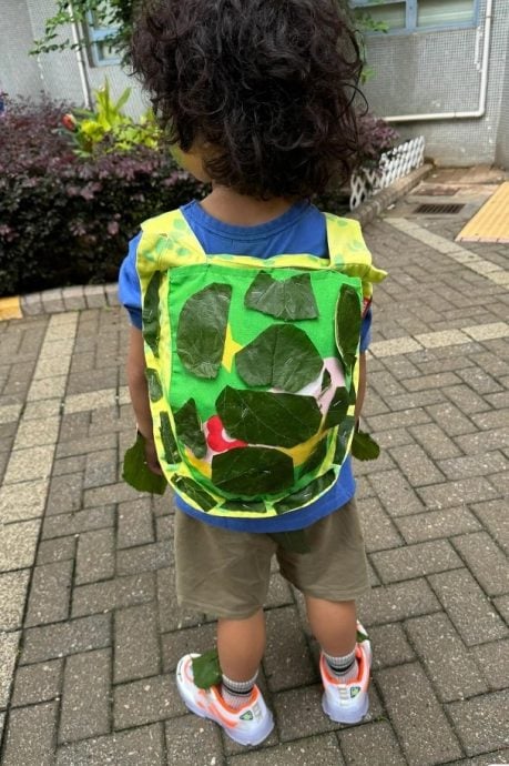 4岁儿cosplay海龟 蔡少芬巧手打扮创意十足