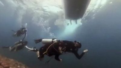 仙本那潛水驚魂 潛水員險遭螺旋槳傷害