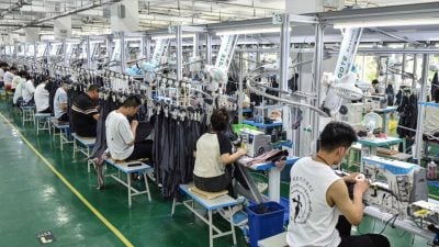 中國製造業活動連續兩個月萎縮