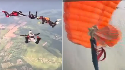 俄男遭降落伞缠住 逾万呎高空坠地亡