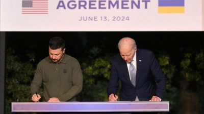 美烏簽署10年安全協議    “歷史性”承諾長期支援