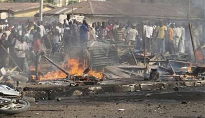 尼日利亚婚礼葬礼医院连爆自杀式袭击 女炸弹客“揹婴儿”施袭