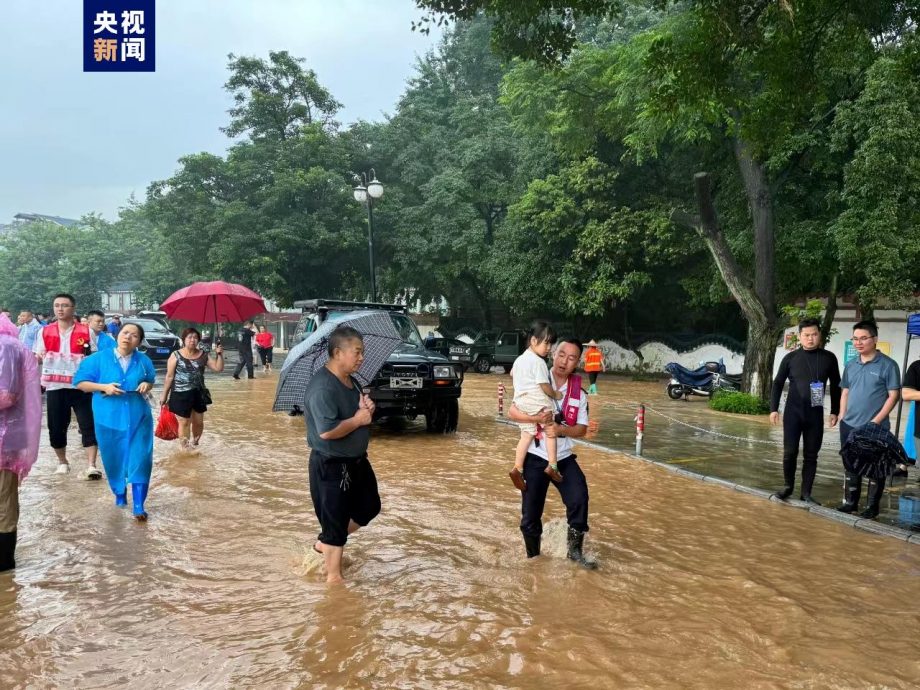 廣西桂林本輪強降水過程已趨於結束 灕江市區段正緩慢退水