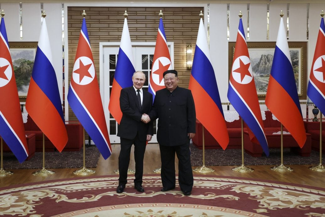 換文，頭)朝俄簽署全面戰略伙伴關係條約 承諾俄朝共同防禦