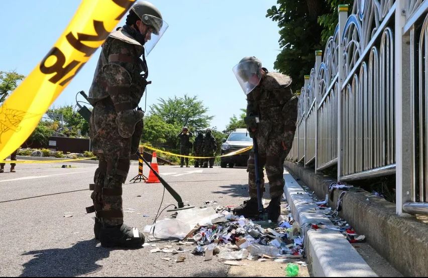 朝鲜空飘粪便气球验出大量寄生虫 土壤堆肥有人类DNA