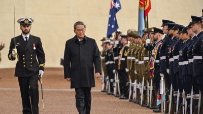 李强与澳洲总理和国会领袖会面