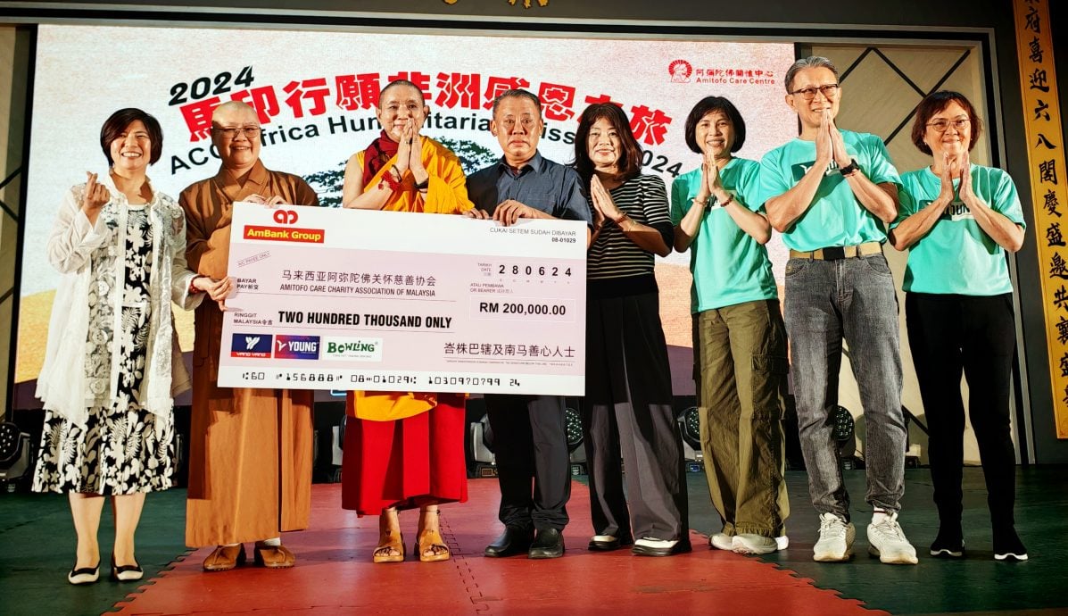 柔：峇“馬印行願非洲感恩之旅”，演出籌獲20萬善款