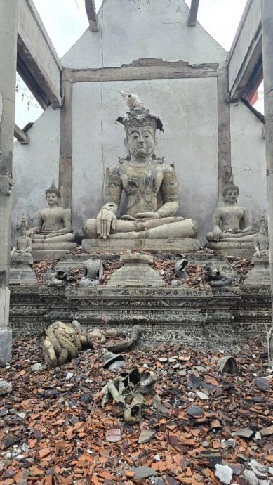 泰国清莱知名佛寺半夜遭祝融 损失达1283万