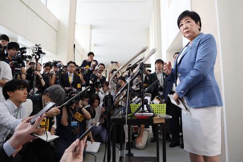 看世界)争取3度连任！日本东京都知事小池百合子宣布参选