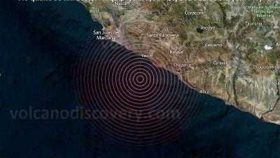秘鲁海岸附近7.2级地震 恐引發海嘯