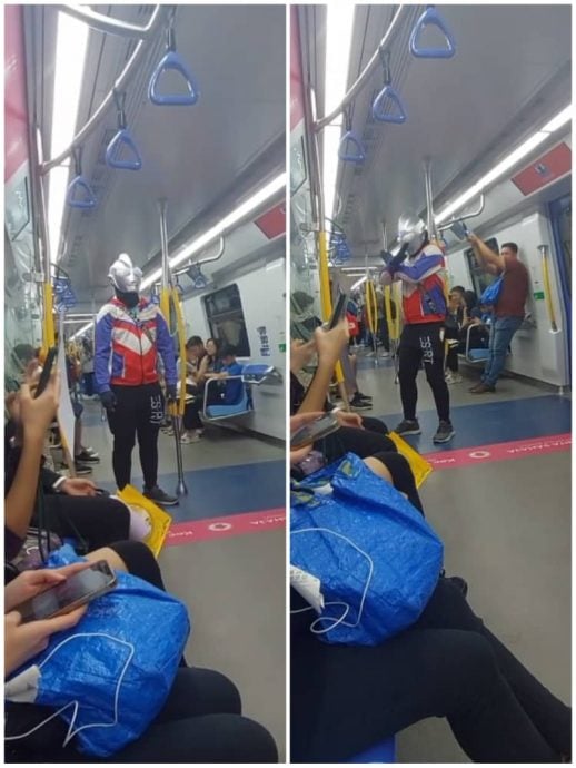 视频| 搭捷运遇“咸蛋超人”耍拳 乘客：“他下车大家才敢笑”
