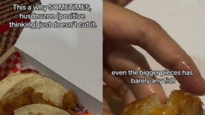 視頻 | RM26魚肉Taco偷工減料  女子失望：怎麼支持本地商家？