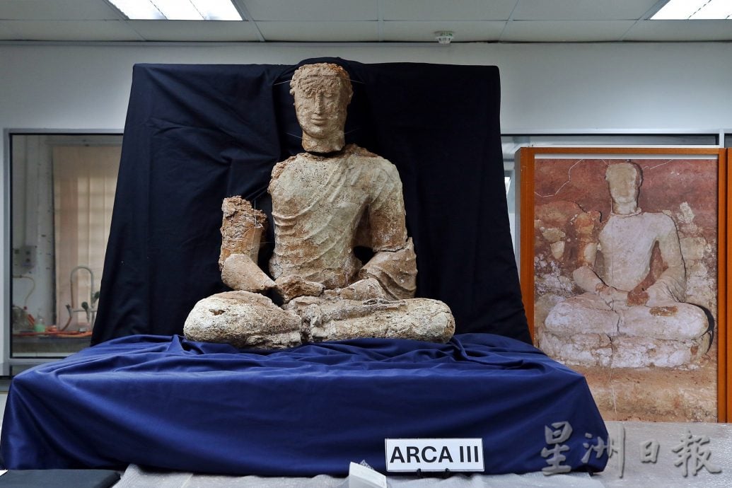 （全國）吉打考古遺址發現完整坐佛佛像　歷史比印尼柬埔寨更久遠