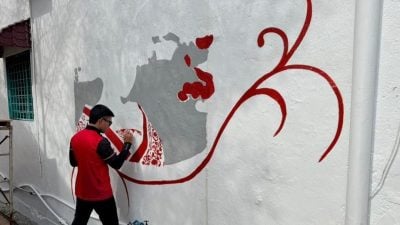 Fan Bingbing’s mural in Jonker Walk as the tourism ambassador of Melaka