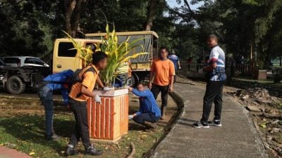 馬日丹那休閒公園美化活動   數百人齊為社區增綠意