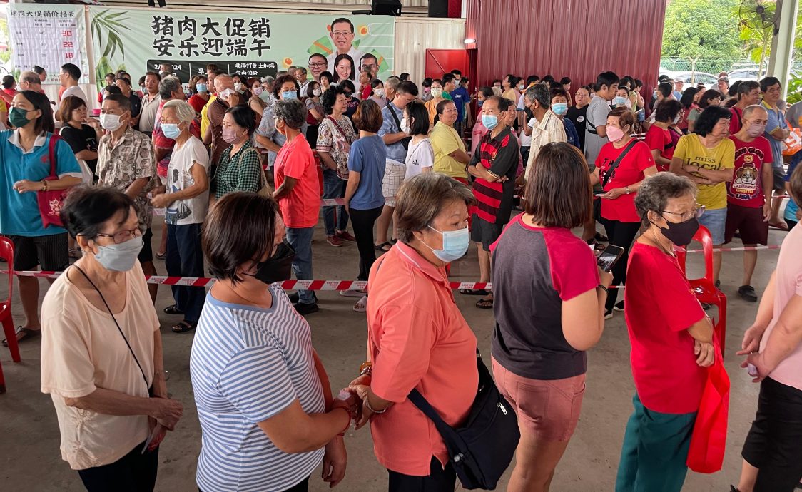 （大北马）“猪肉大促销，安乐迎端午”，最早民众4时许排队