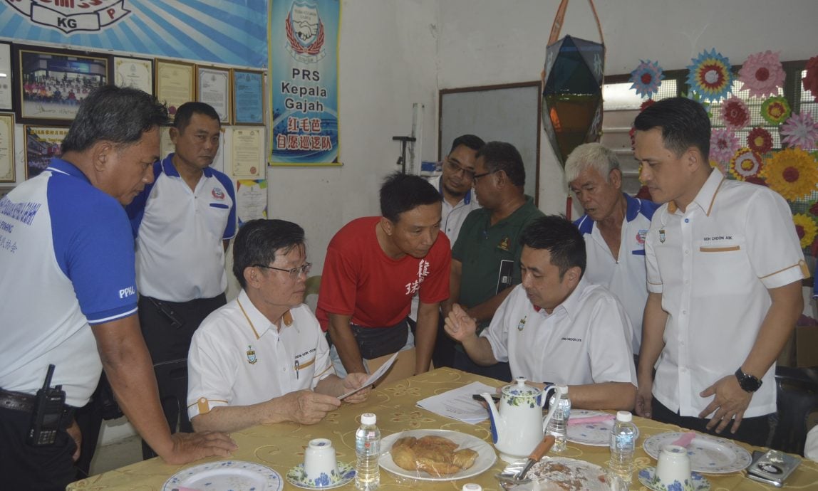 （大北马）首长聆听打昔红毛芭居民会诉求