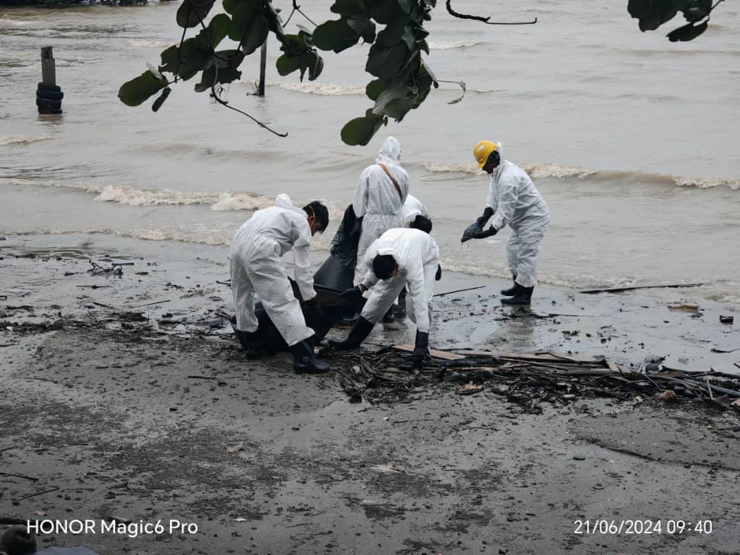 林添順：撞船事件保險公司 今清理邊佳蘭油汙