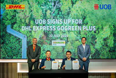 DHL Express and UOB partner to reduce carbon footprint of UOB’s international shipments via sustainable aviation fuel