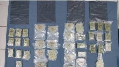 雪邦警方破贩毒集团 捕2男 起总值逾2万大麻砖