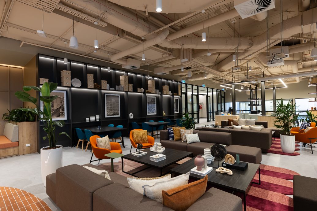 Located within Emporium Melbourne, JustCo’s newest centre in Australia strives to seamlessly integrate wellness into the workday, offering professionals a productive environment along with convenient access to shopping, dining, and leisure amenities. (Photo Credit: JustCo)